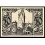 Notgeld Paderborn 1921 50 voleurs Pfennig volent la cathedrale au tresor