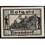 Notgeld Neundorf 1921 25 Pfennig zone locale avec drapeau