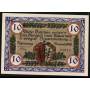 Notgeld Nesselwang 1918 10 Mark Vue des armoiries de l'eglise