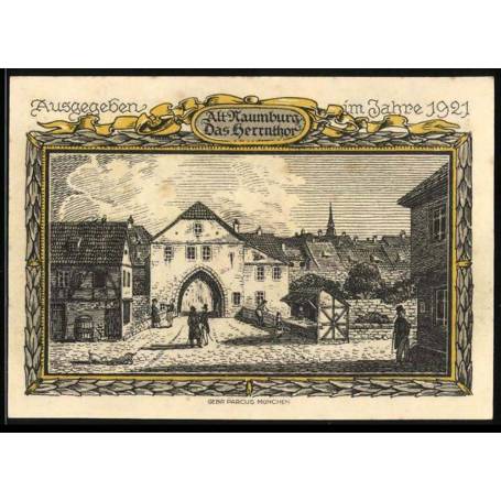 Notgeld Naumburg A. Saale 1921 25 Pfennig Le Herrnthor