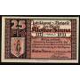 Notgeld Monastere de Zinna 1920 25 Pfennig L'eglise du monastere a ete fondee en 1171