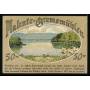 Notgeld Malente 1921 50 Pfennig Vue Du Lac Avec Une Petite Maison