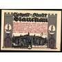 Notgeld Les habitants de Glauchau 1921 rendent hommage a Lever