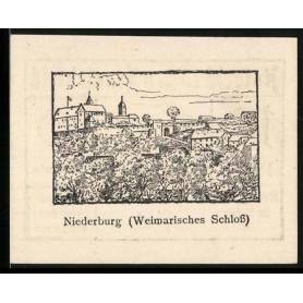 Notgeld Kranichfeld 1921 10 Pfennig Armoiries Avec Grue Niederburg