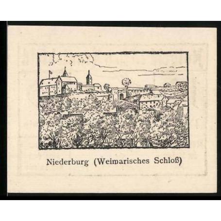 Notgeld Kranichfeld 1921 10 Pfennig Armoiries Avec Grue Niederburg