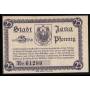 Notgeld Jena 1920 25 Pfennig Armoiries Avec Tour Ange