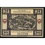 Notgeld Hess-Oldendorf 1921 25 Pfennig Vue de la ville en 1633 Le Baxmann