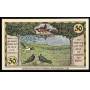 Notgeld Grevesmuhlen I M 1921 50 Pfennig Oiseaux volant de l'argent Armoiries