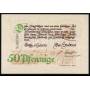 Notgeld Gotha 1921 50 Pfennig EW Arnoldi banque d'assurance incendie et banque d'assurance vie