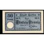 Notgeld Gotha 1917 50 Pfennig Eveque sur les armoiries de la ville