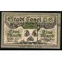 Notgeld Gosel 1921 1 Mark Armoiries et Port Industriel