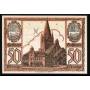 Notgeld Gollnow 1921 50 Pfennig Eglise et outils