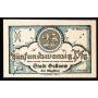 Notgeld Gollnow 1921 25 Pfennig Voilier Sur La Riviere