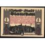 Notgeld Glauchau 1921 1/2 Mark Les forces de l'ordre font prisonnier Bebel