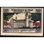 Notgeld Gernrode-Harz 1921 50 Pfennig Chapiteau de l'eglise dans la collegiale de St Cyriaci vue exterieure