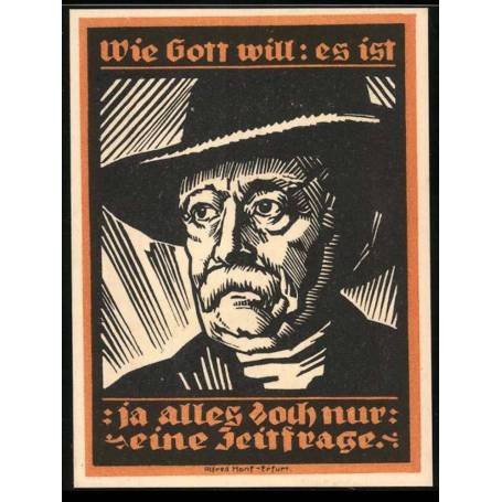 Notgeld Genthin 1921 2 Mark Otto Von Bismarck