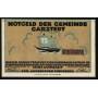 Notgeld Garstedt 75 Pfennig Ship et marin sous les palmiers