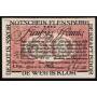 Notgeld Flensburg 1920 50 Pfennig Famille Danoise En Route Pour L'Allemagne