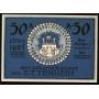 Notgeld Ettenheim 1922 Chapelle Unter Den Linden armoiries