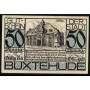 Notgeld Buxtehude 1921 50 Pfennig La mairie Weiland Gerhard Halepaghen