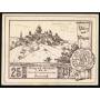 Notgeld Burg A D Wuppe 1921 25 lecons de l'ecole Pfennig dans le chateau