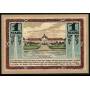 Notgeld Bad Oeynhausen I. Westphalie 1922 1 Region locale de Mark Kurhaus