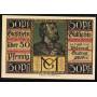 Notgeld Aschaffenburg 1920 50 Porte du chateau de Pfennig avec saint peintre