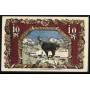 Notgeld Armoiries Schliersee 1921 representant une chevre de montagne