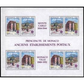 Timbre de collection de Monaco BF N°  49 neuf sans charnière