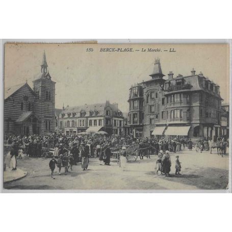 62 - Berck-Plage (Pas-de-Calais) - Le Marché