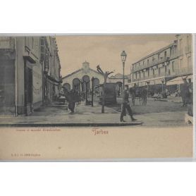 65 - Tarbes - Avenue et marché Brauhauban