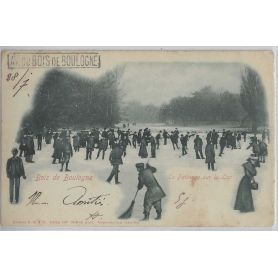 75 Paris - Bois de Boulogne, Patinage sur le Lac