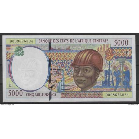 Cameroun - Billet de 5.000 F - Neuf - Lettre E