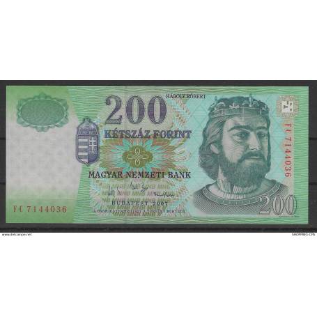 Hongrie - Billet de 200 Forint - 2007 - Neuf