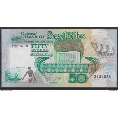 Seychelles - Billet de 50 Roupies - Neuf - 1994