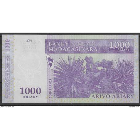 Madagascar - Billet de 1000 Ariary - Neuf - 2004