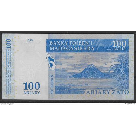 Madagascar - Billet de 100 Ariary - Neuf - 2004