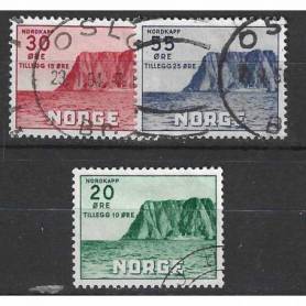 Norvège N°345/347 Oblitéré