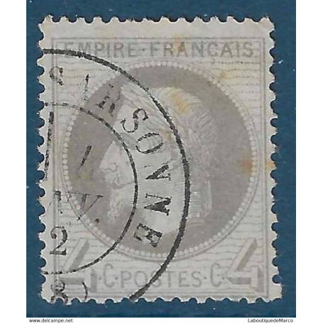 France Yvert No 27Ab Oblitere 4 cts Empire Laure