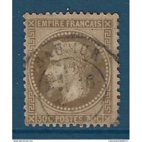 France Yvert No 30 Oblitere 30 cts Empire laure