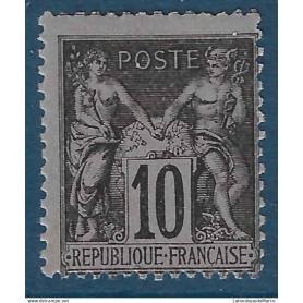 France Yvert No 103 Neuf avec charniere 10 cts Sage type I