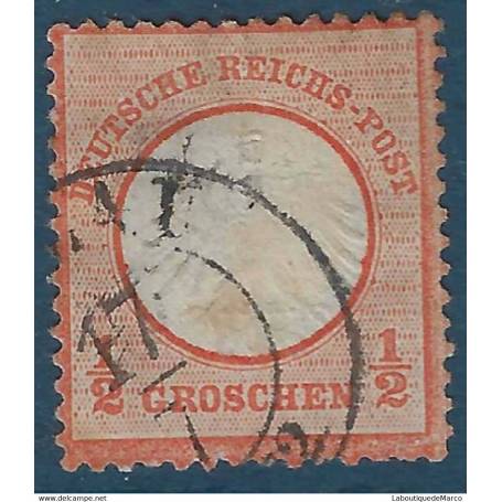 Allemagne Yvert No 3a Oblitere Aigle et petit ecusson