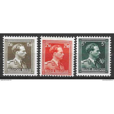 Belgique Yvert et Tellier 1005/1007 Neuf avec charnière