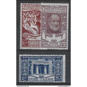 Italie Yvert et Tellier 121/123 Neuf avec charnière