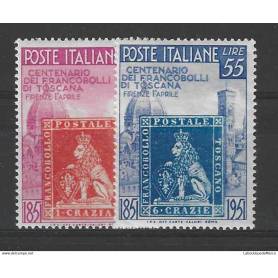 Italie Yvert et Tellier 591/592 Neuf avec charnière