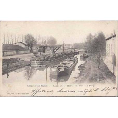 51 - Chalons sur Marne - Canal de la Marne au Rhin