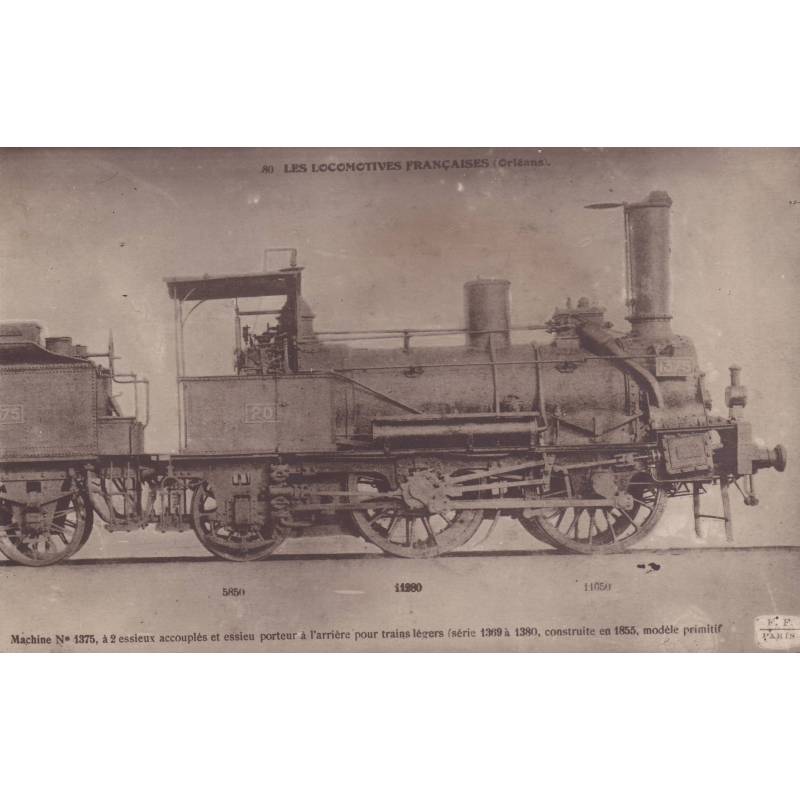 Locomotives Francaises - Orléans - Machine N° 1375