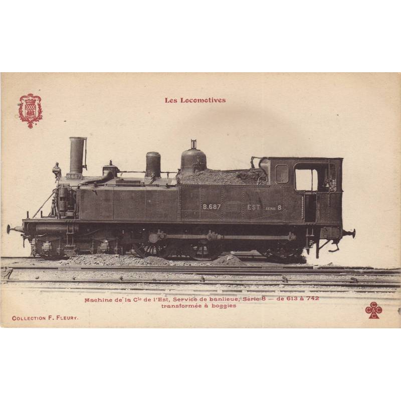 Locomotive de la Cie de l'Est Service de banlieue