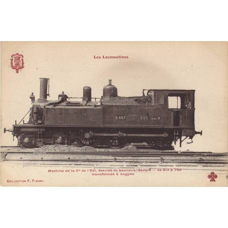 Locomotive de la Cie de l'Est Service de banlieue