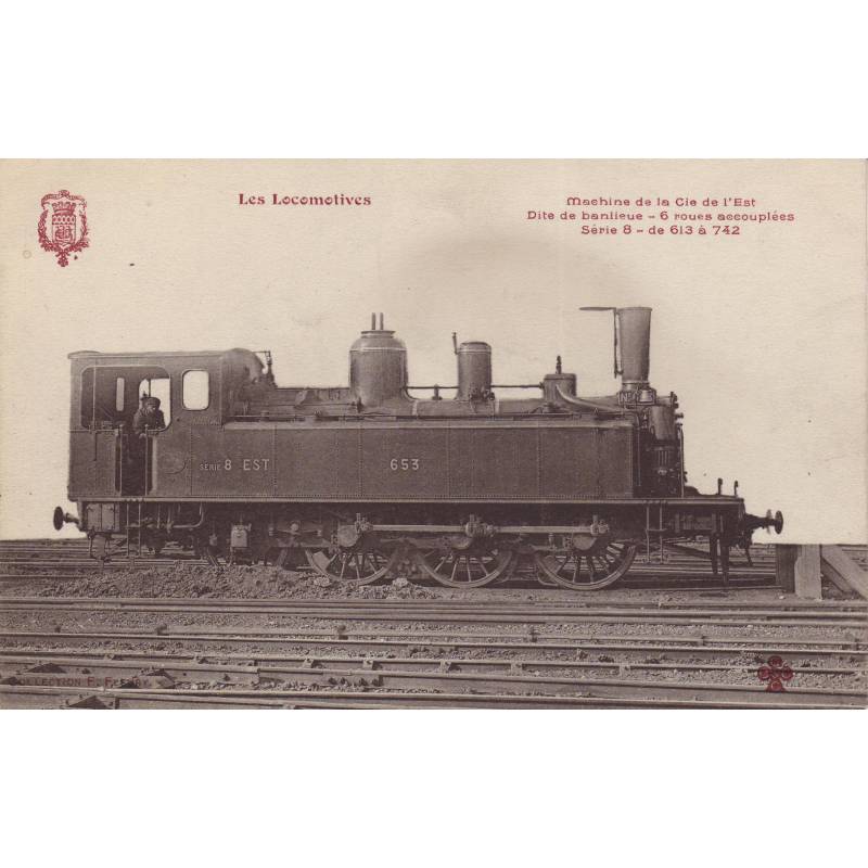 Locomotive de la Cie de l'Est Dite de banlieue 6 roues